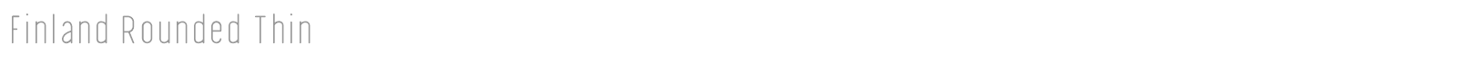 Finland Rounded font preview